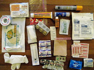 320px First aid kit for tropical country   unpacked Getting Prepared Month 2: First Aid, Personal Hygiene and Home Safety