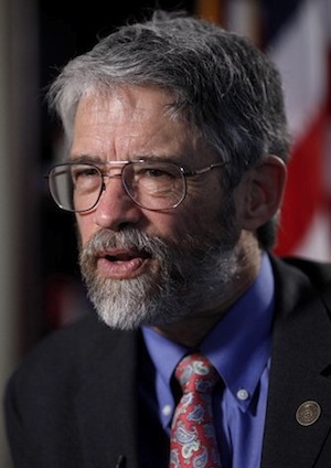 John Holdren talks about his role as President Obama's science adviser during an interview with The Associated Press, in Washington, Wednesday, April 8, 2009. (AP Photo/J. Scott Applewhite)