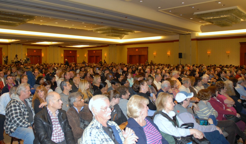 A PACKED CROWD ATTENDS A MEETING AT THE MARRIOT, WOODLAND HILLS ON JAN 22, 20016