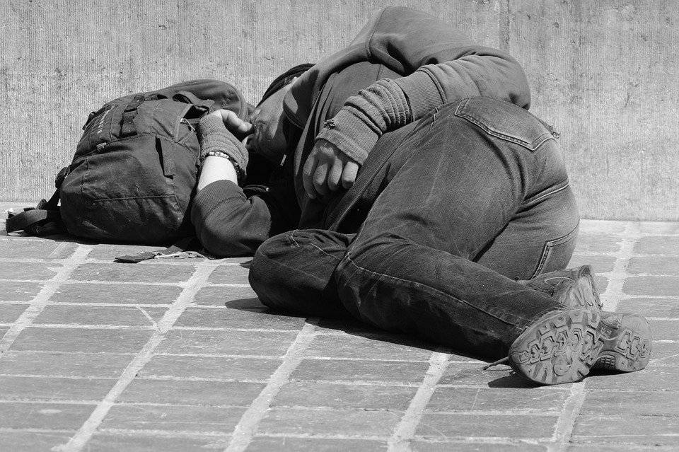 homeless London
