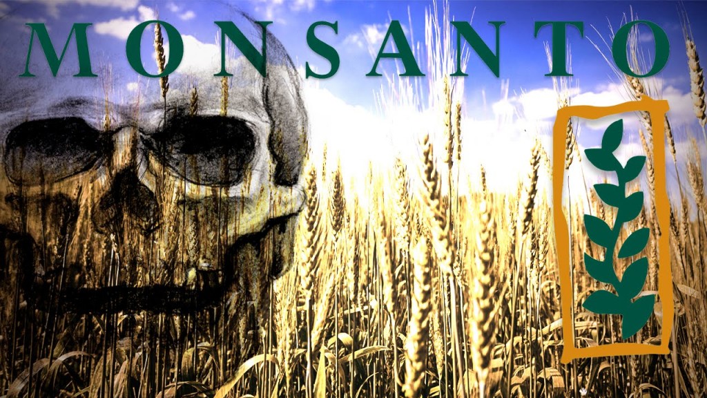 Monsanto skull - crimes against humanity
