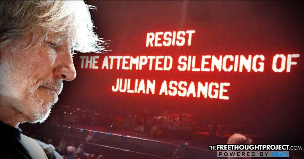 Pink Floyd Frontman Opens Show By Exposing The Government Silencing of Julian Assange  Waters-roger-1392x731-1024x538