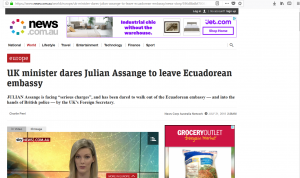Julian Assange’s Hand Over To UK May Be Imminent According To WikiLeaks  Skynews-300x178