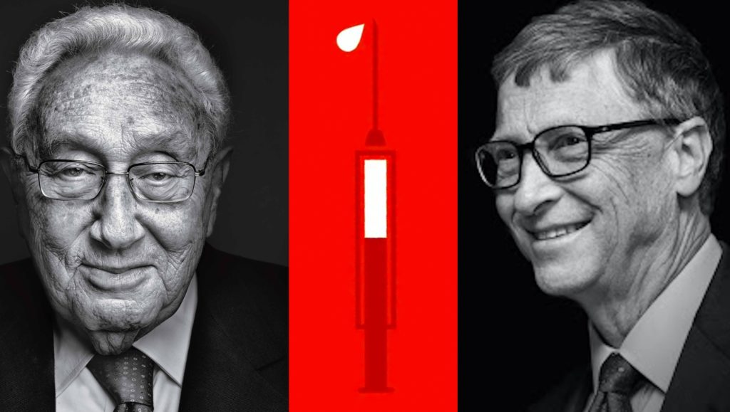 Henry Kissinger & Bill Gates Call For Mass Vaccination & Global Governance Henry-bill-spiro-1024x579