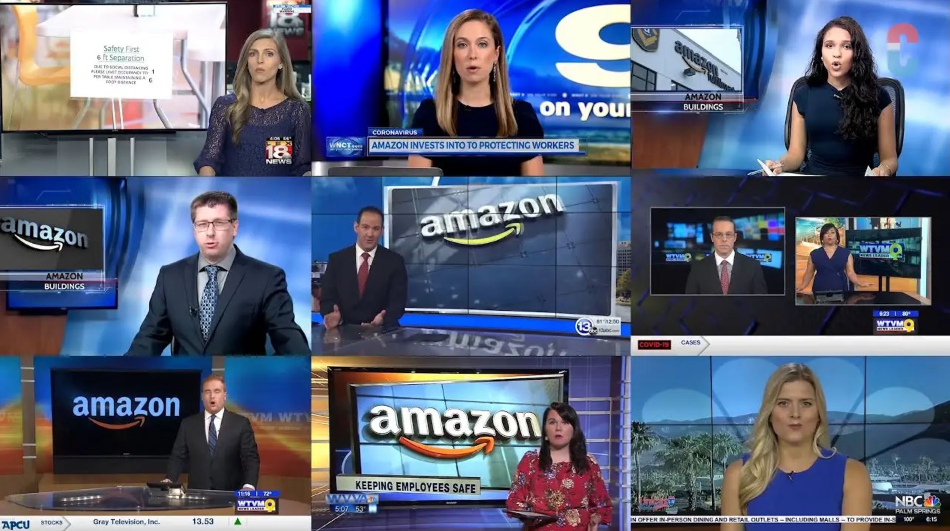 At Least 11 Local News Stations Caught Airing The Exact Same Amazon