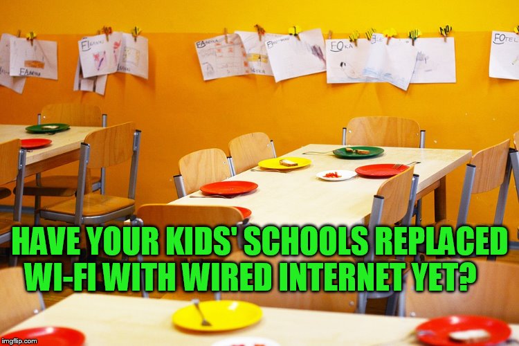 Schools wired internet