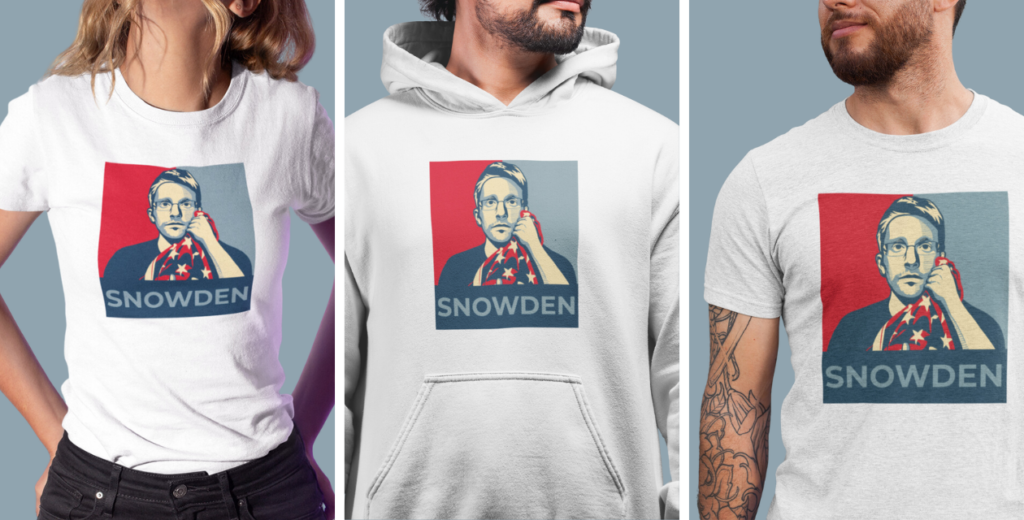 Edward Snowden Hope design