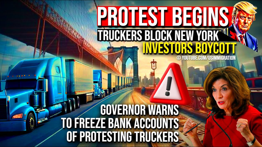 Truckers Block New York City!
