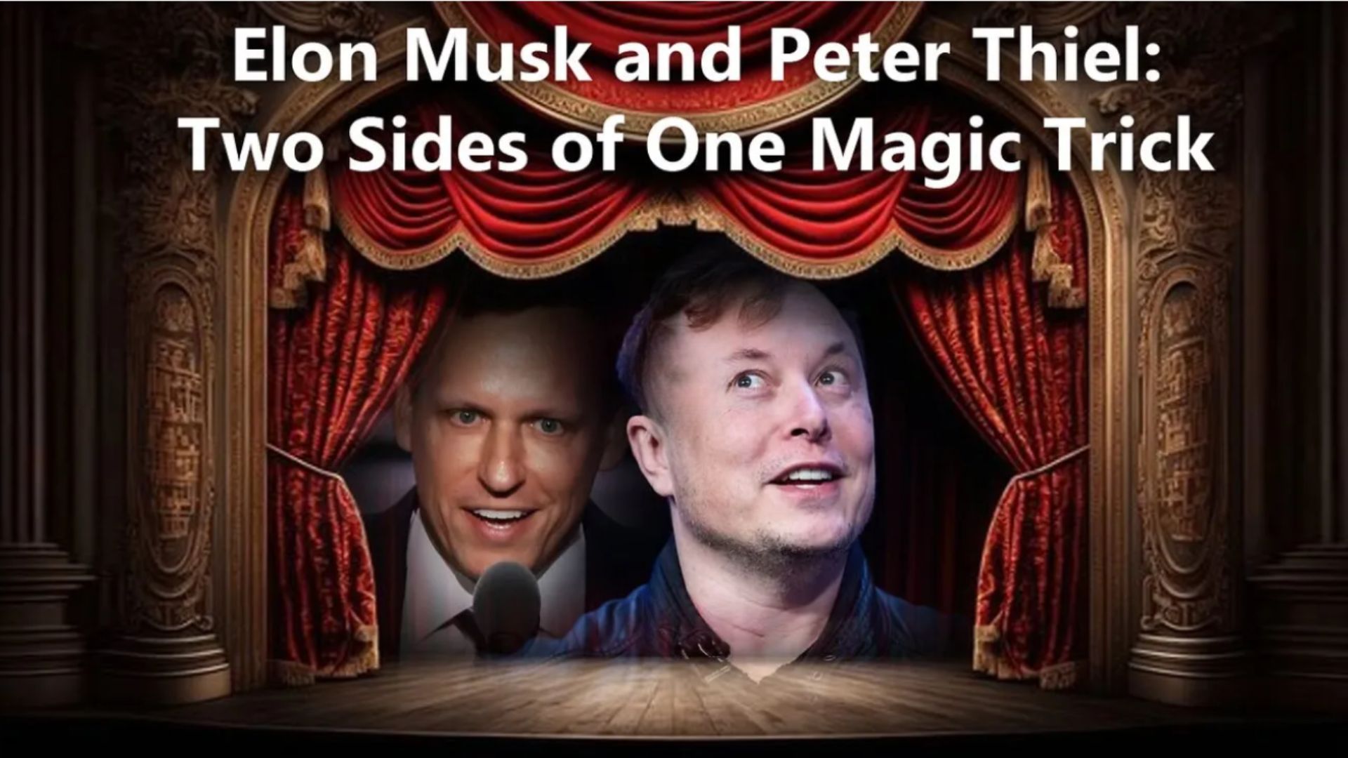 elon-peter Elon Musk and Peter Thiel