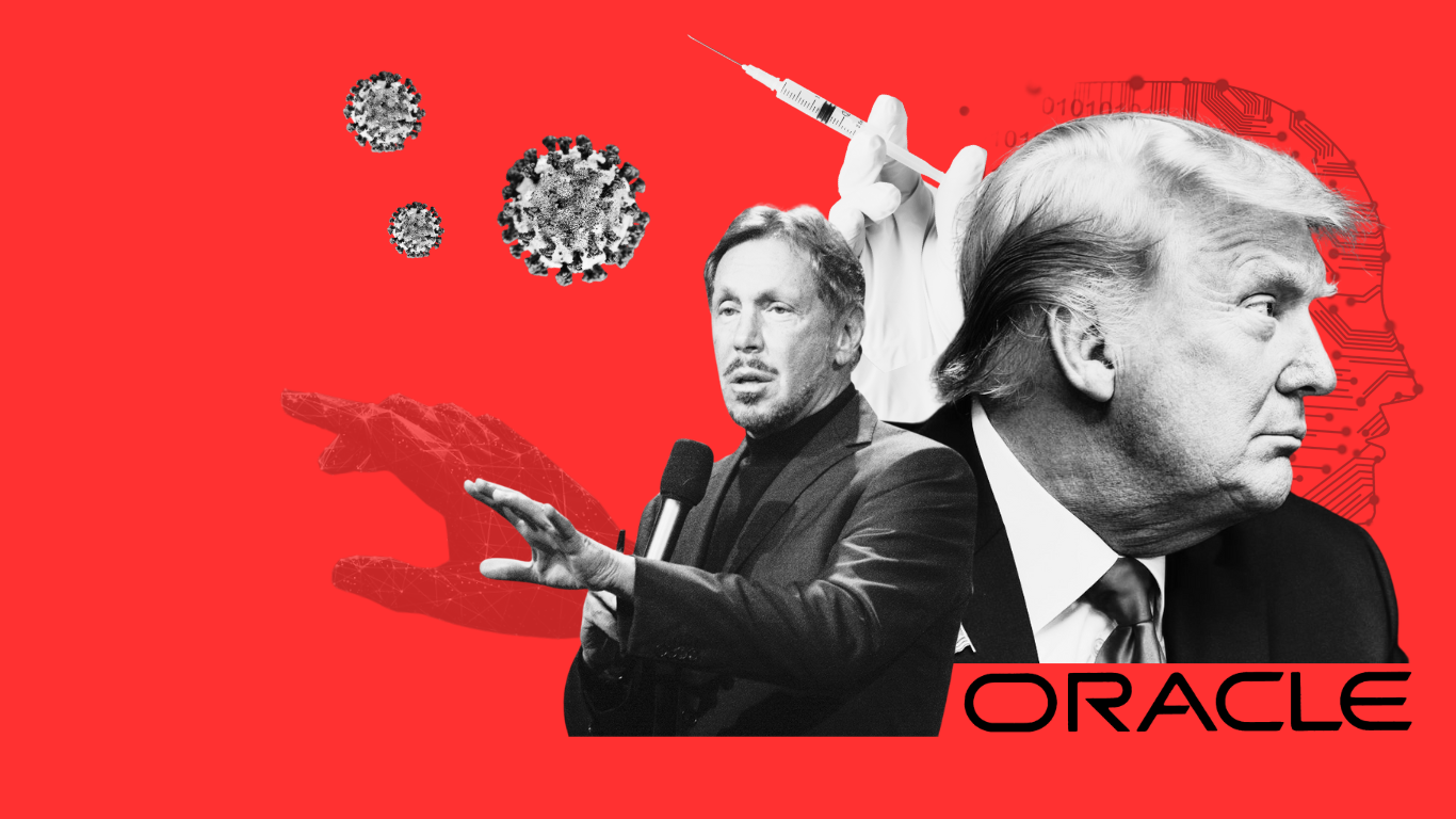 Larry-Ellison-Helped-Track-COVID-Shots—Now-Trump-Wants-Him-Controlling-AIs-Future Larry Ellison