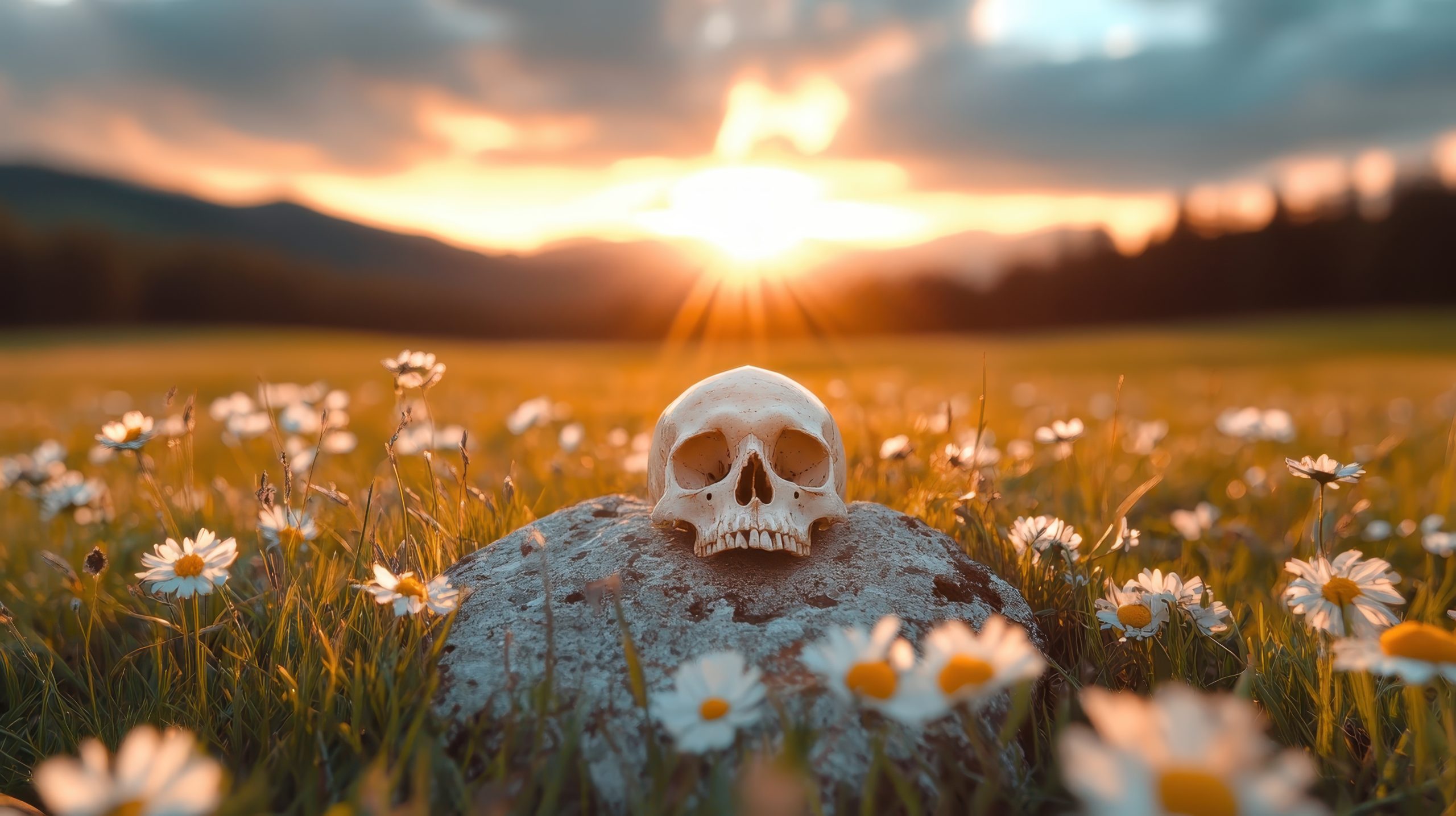 adobestock-skull-on-rock-in-field-scaled