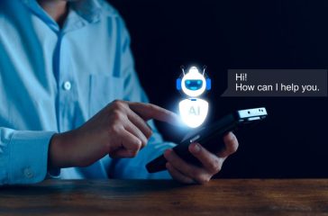 ChatGPT Chat concept AI, Artificial Intelligence. businessman us