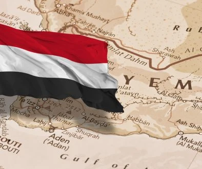 Yemen-Flag-Map