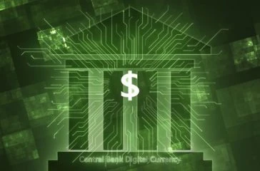 Central,Bank,Digital,Currency,(dollar),-,On,The,Future,Background.