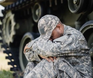 Stressed,Depressed,Crying,Lose,War,Asian,Man,Special,Forces,Soldier