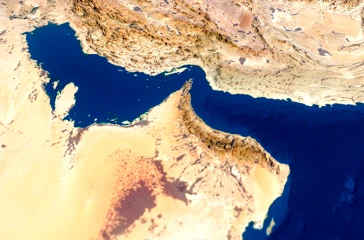 Strait of Hormuz satellite view Strait of Hormuz satellite view
