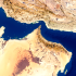Strait of Hormuz satellite view