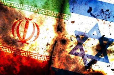 The,Israeli,Flag,And,The,Iranian,Flag,Are,Both,Made