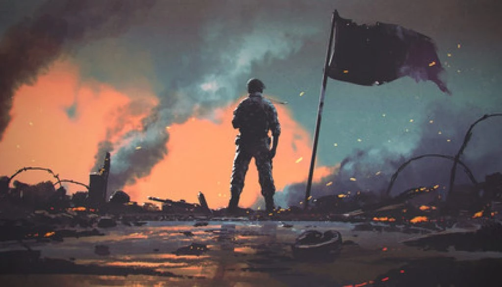 war