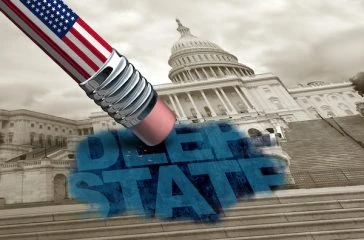 United,States,Deep,State,And,American,Secret,Politics,Concept,And