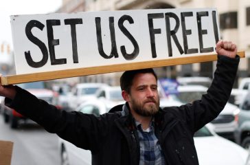 Virus Outbreak Protests GOP