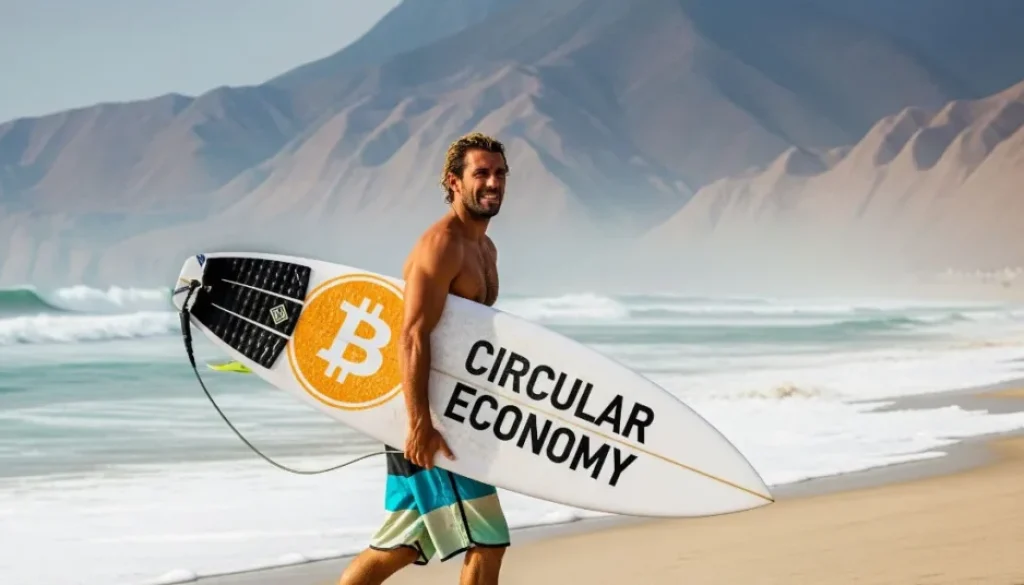 Bitcoin-circular-economy-surfboard-and-mountains-1024x536