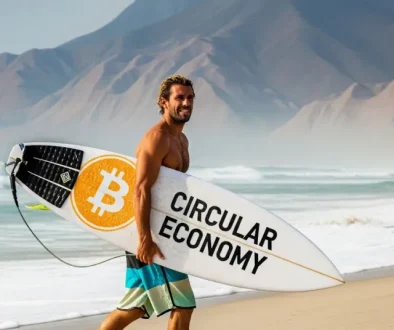 Bitcoin-circular-economy-surfboard-and-mountains-1024x536