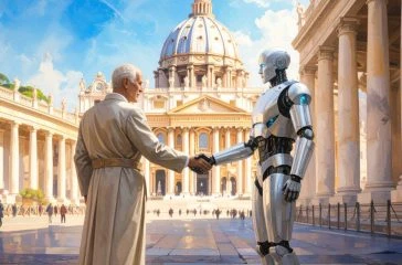 Firefly_the-pope-shaking-hands-with-a-robot-outside-the-vatican-270488-scaled