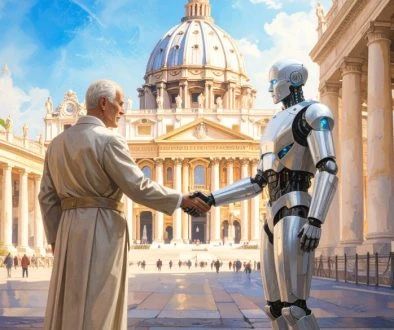 Firefly_the-pope-shaking-hands-with-a-robot-outside-the-vatican-270488-scaled