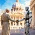 Firefly_the-pope-shaking-hands-with-a-robot-outside-the-vatican-270488-scaled