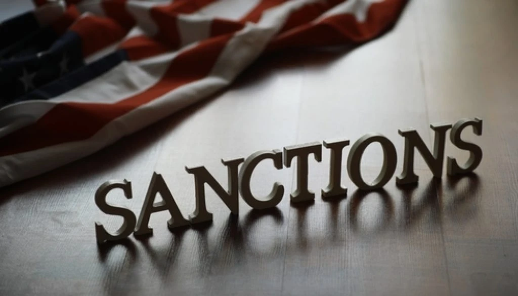 Economic,Sanctions,Concept,With,American,Flag,Background