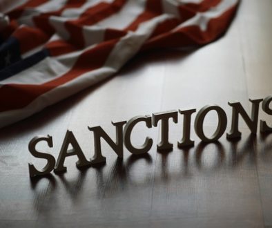 Economic,Sanctions,Concept,With,American,Flag,Background