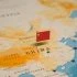 The,Map,And,Flag,Of,China.