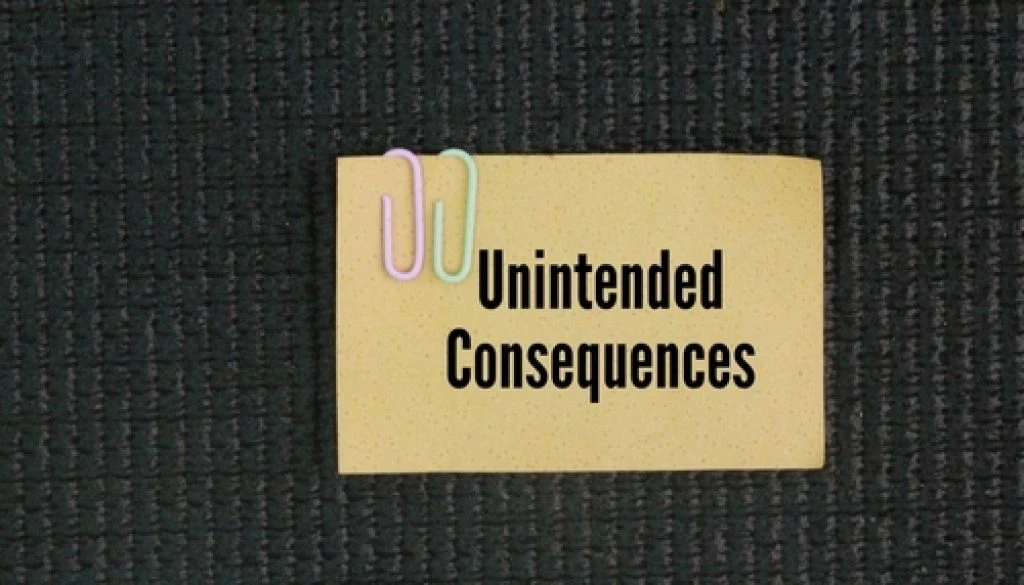 Paper,With,The,Word,Unintended,Consequences.,Outcomes,Of,An,Action