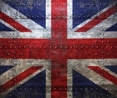 Grungy,United,Kingdom,Flag,On,A,Metal,Texture