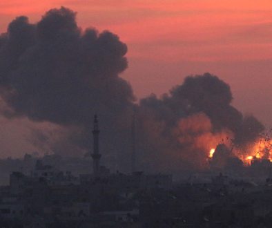 Gaza-Explosion-Smoke-Israeli-Raids