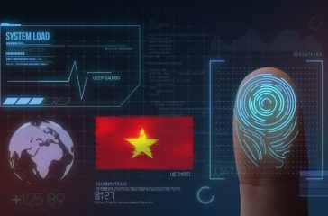 Finger Print Biometric Scanning Identification System. Vietnam Nationality