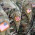 American,Soldiers,And,Flag,Of,Usa,On,Soldiers,Arm.,Us