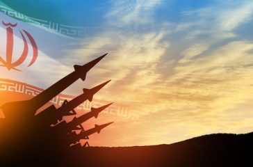 The,Missiles,Are,Aimed,At,The,Sky,At,Sunset,With