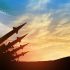 The,Missiles,Are,Aimed,At,The,Sky,At,Sunset,With