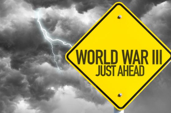 World,War,Lll,Sign,With,Bad,Day,On,Background