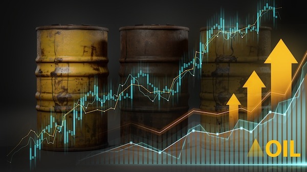 Rusty,Oil,Barrels,With,Stock,Market,Chart,Overlay,Indicating,Rising Rusty,Oil,Barrels,With,Stock,Market,Chart,Overlay,Indicating,Rising